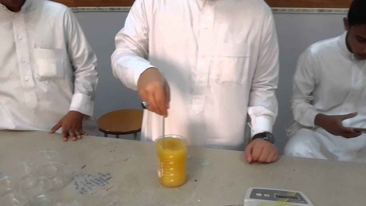 تجربة صناعة الصابون