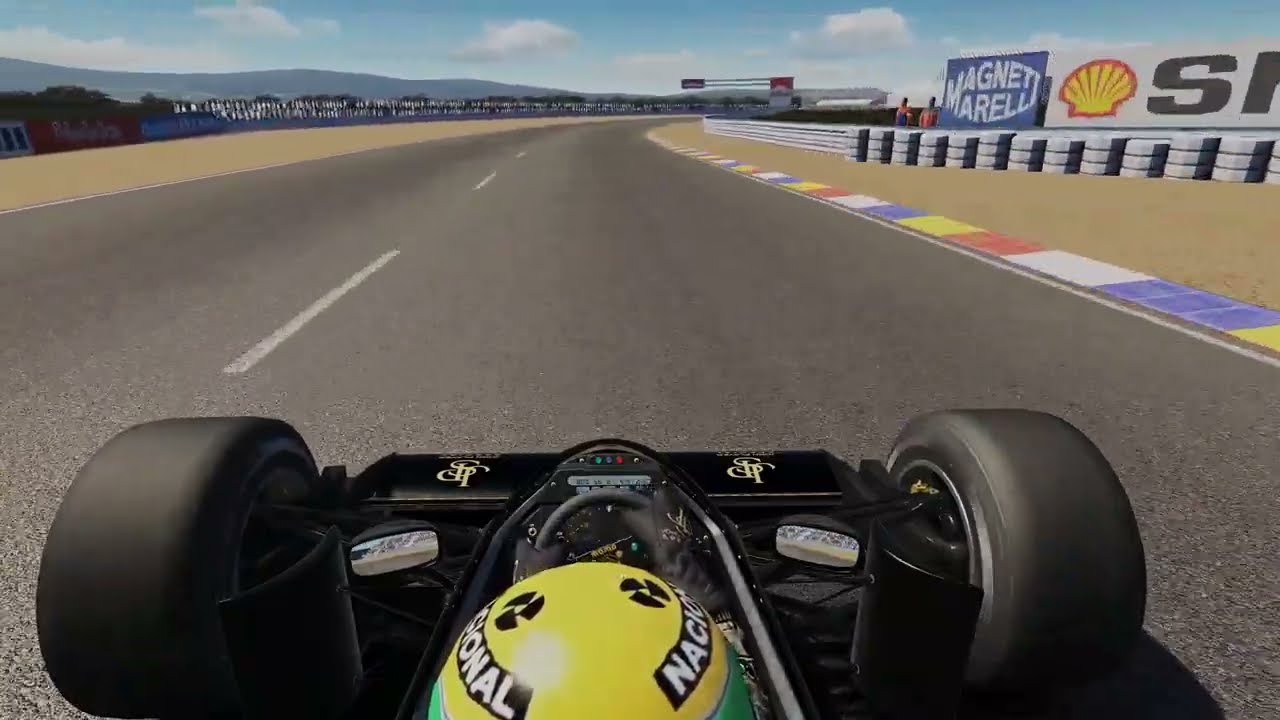 F1 1986 Ayrton Senna French GP onboard | Assetto Corsa