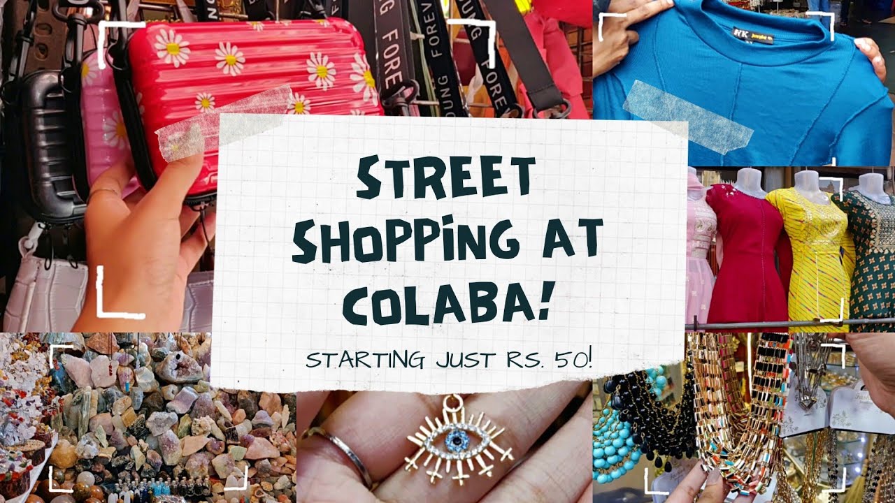 Street shopping at the Colaba Causeway Market | 2022