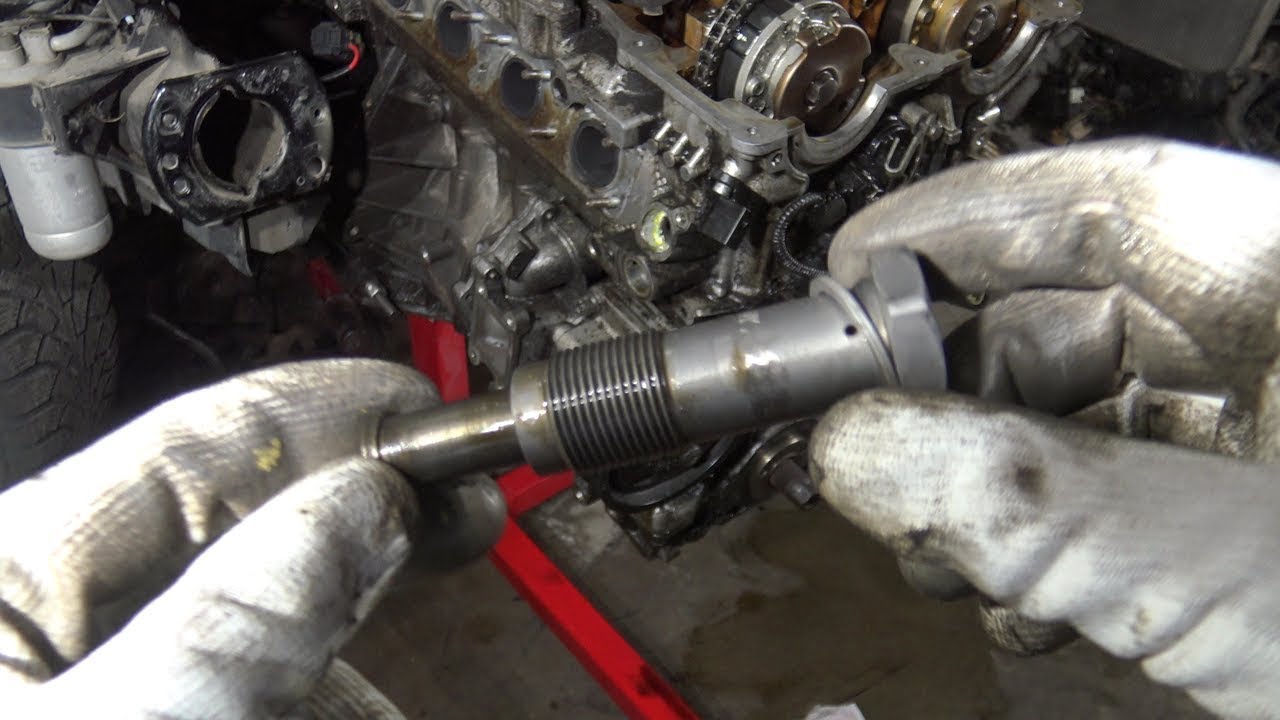 How to replace Tensioner timing chain  BMW 3 series. E46 and E90. Years 1998 to 2015