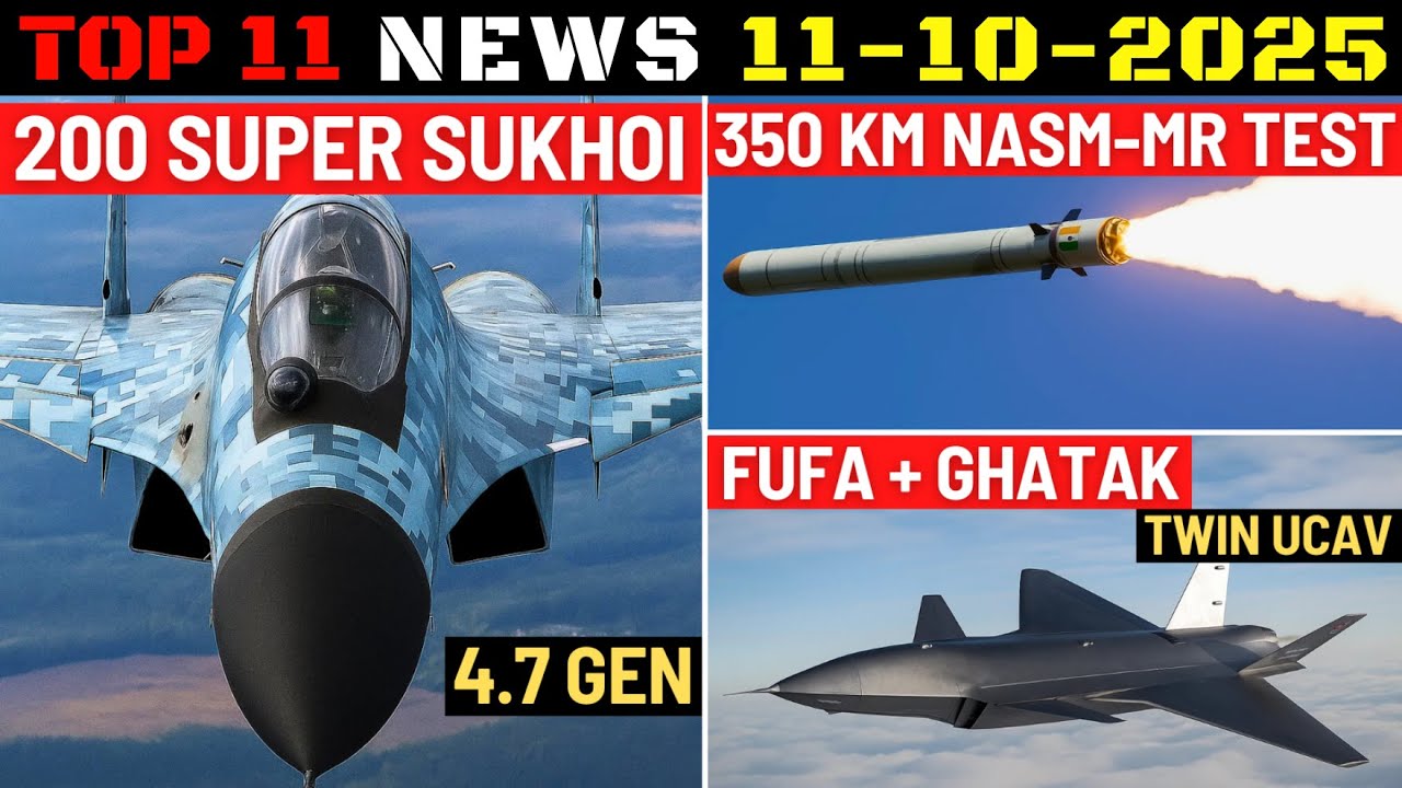 Обновления индийской обороны: Super Sukhoi 4.7 Gen, БПЛА FUFA + Ghatak, испытания NASM-MR, дрон S...