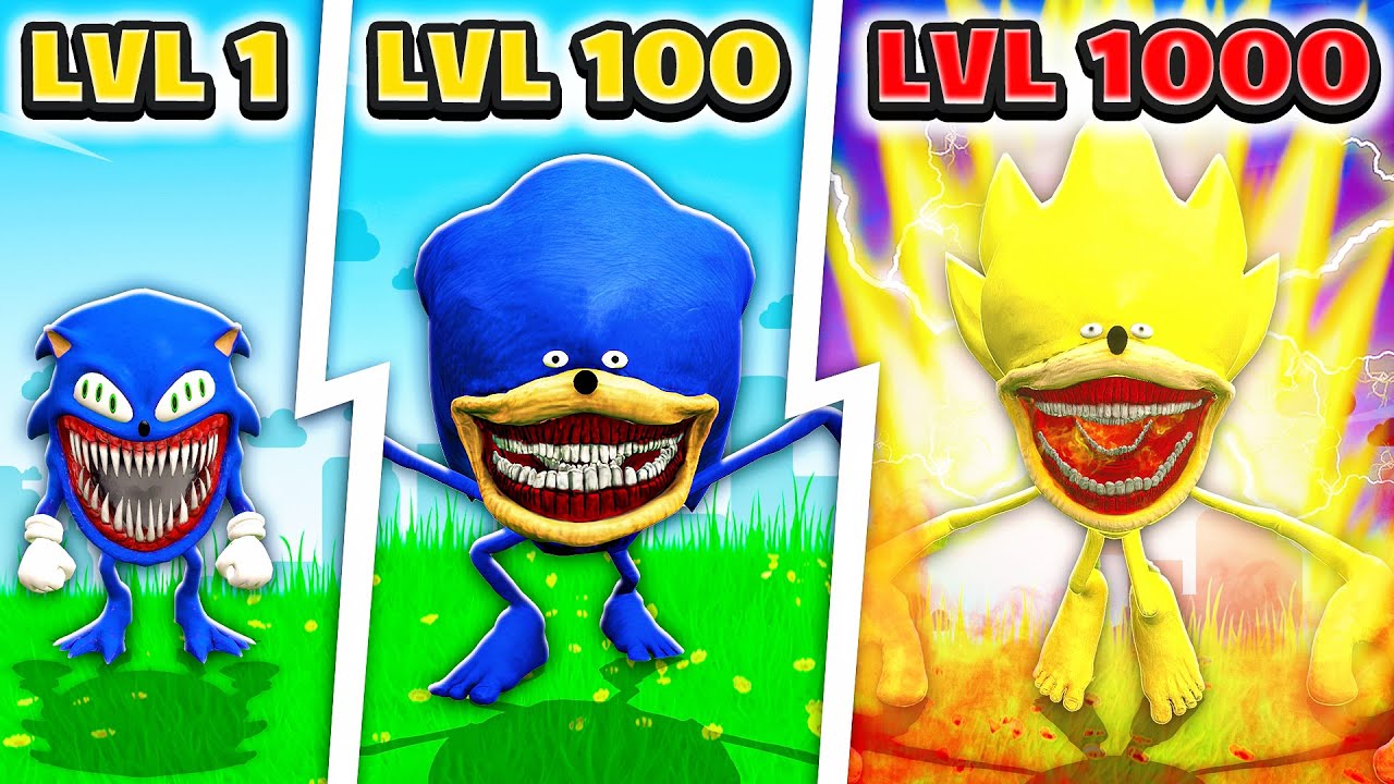 Level 1 Shin Sonic vs Level 1000 Shin Sonic