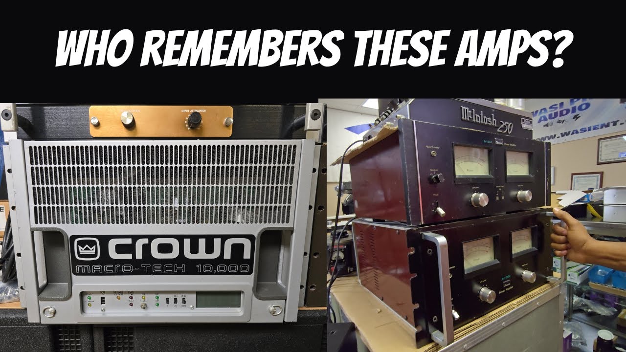 VINTAGE POWER AMPLIFIERS FOR SOUND SYSTEM