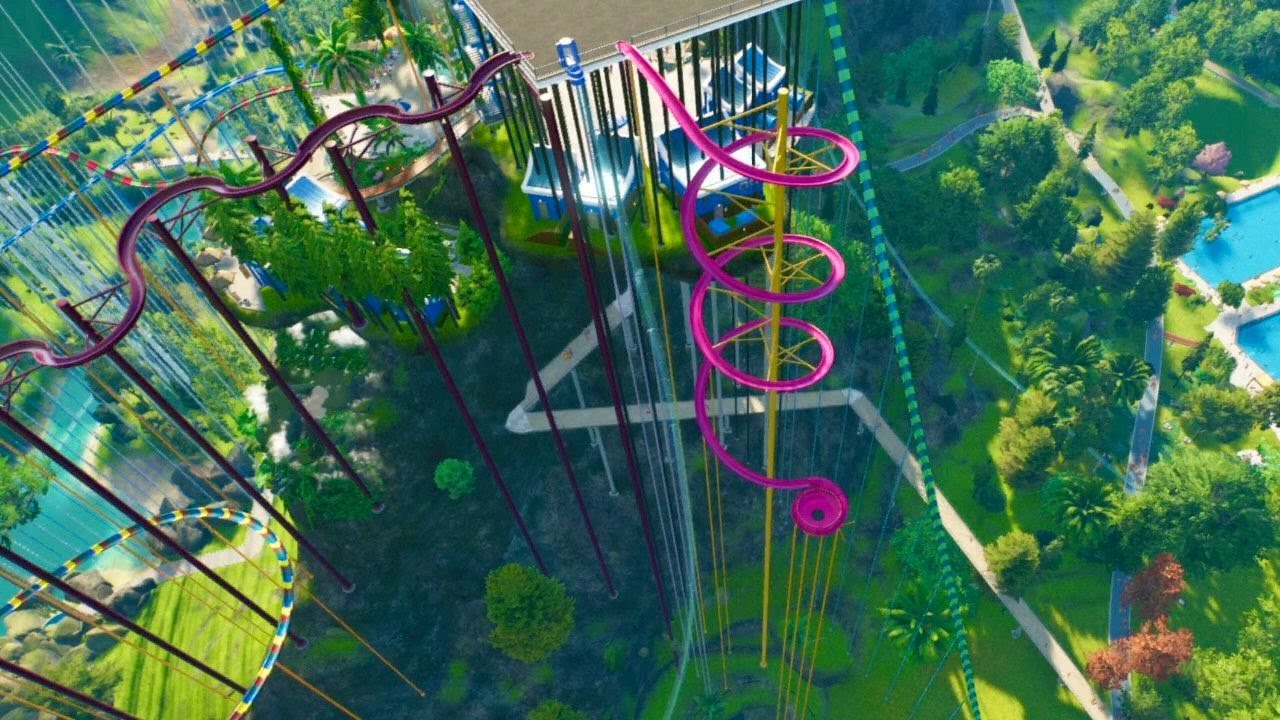 These new Water Slides are challenging🎢! [Planet Coaster 2]