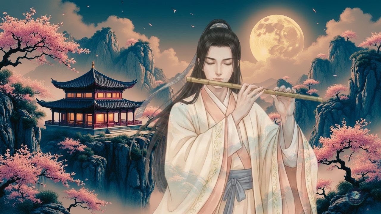 Under the Fading Moon 🌙 Melancholic Bamboo Flute & Guzheng | Chinese Ballad #relaxingmusic