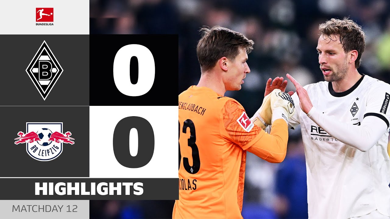 Gladbach Extend Their Unbeaten Streak! | BORUSSIA M'GLADBACH - RB LEIPZIG | Highlights &ndash; Bundesliga
