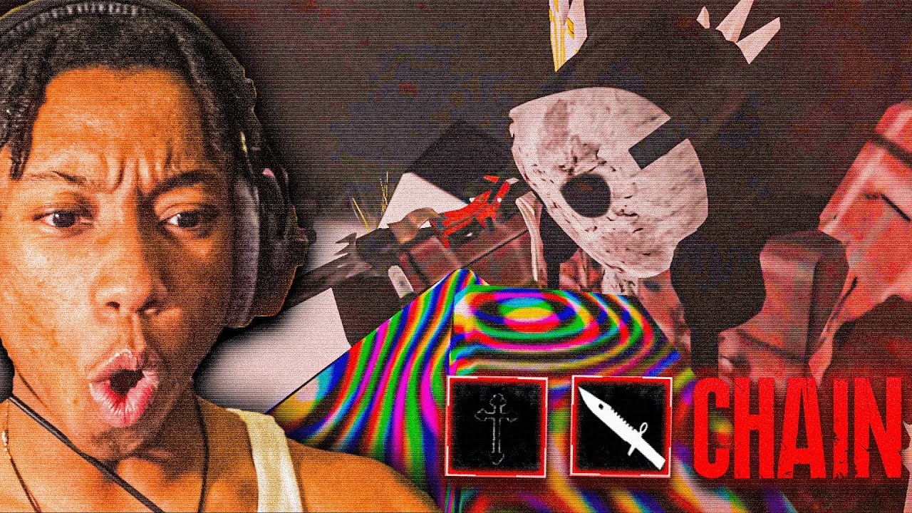 USING A KNIFE AND A CRUCIFIX AGAINST CHAIN! | Chain (Roblox) |