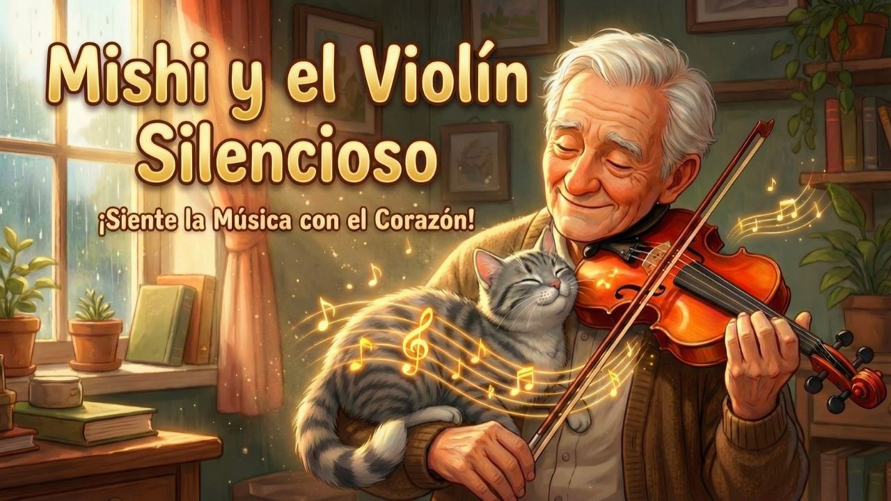 🐱 El violinista que perdió el oído y el gato que le devolvió la música 🎻🎶