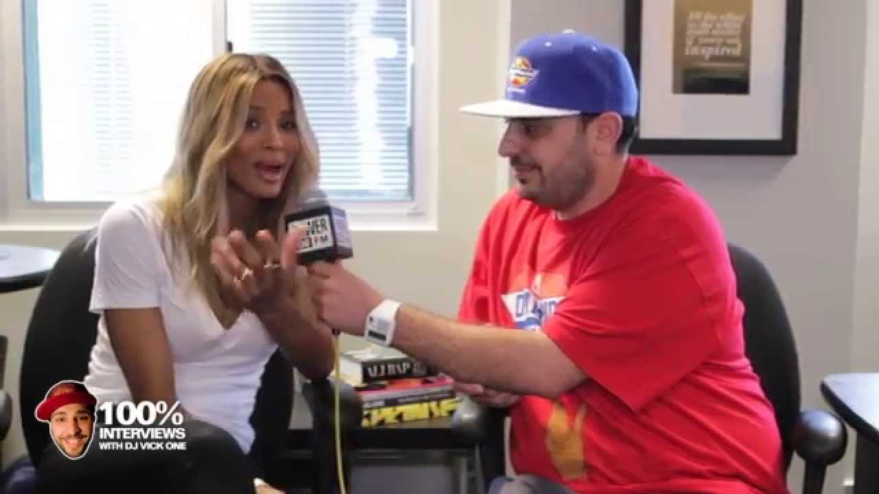 Dj Vick One thinks Ciara is flirting during interview... 2012