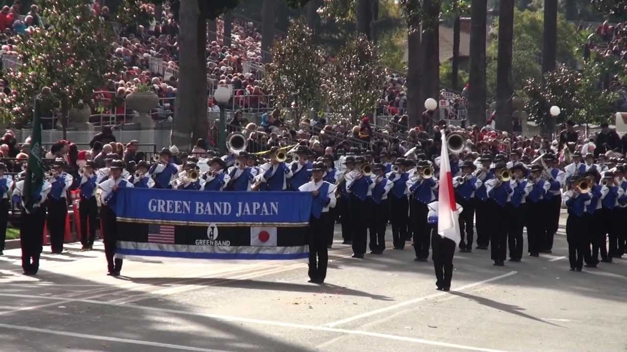 All-Izumo Honor Green Band - 2013 Pasadena Rose Parade