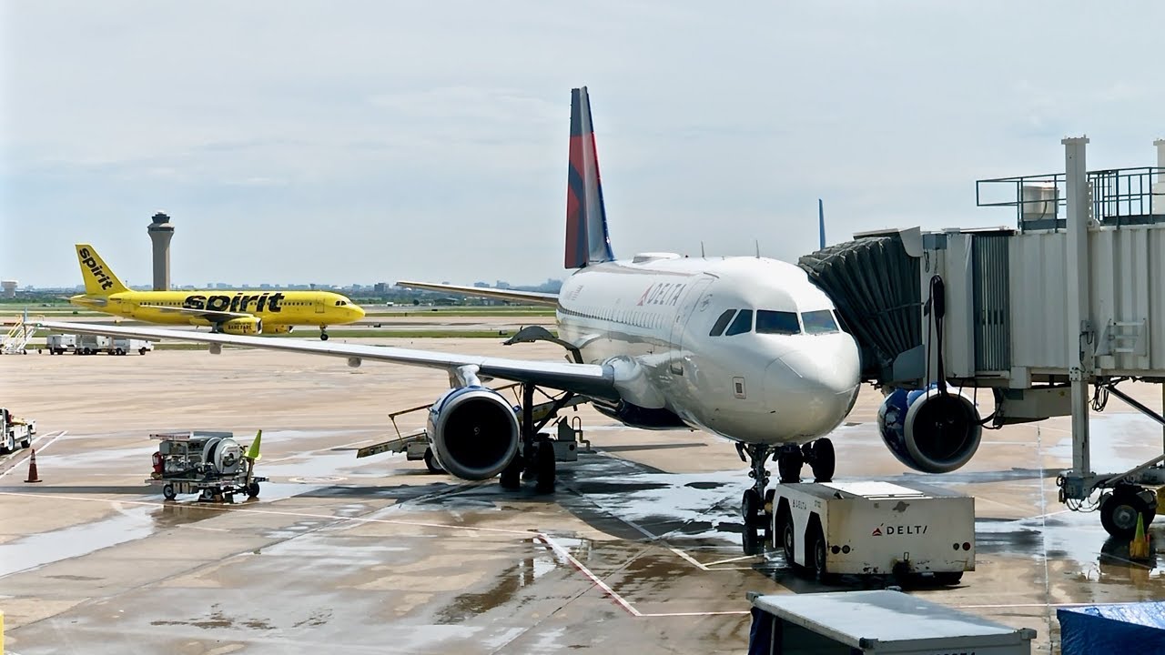 Dallas/Fort Worth (DFW) Time-Lapse – Delta Air Lines – Airbus A319-100 & More – TLS Ep. 119