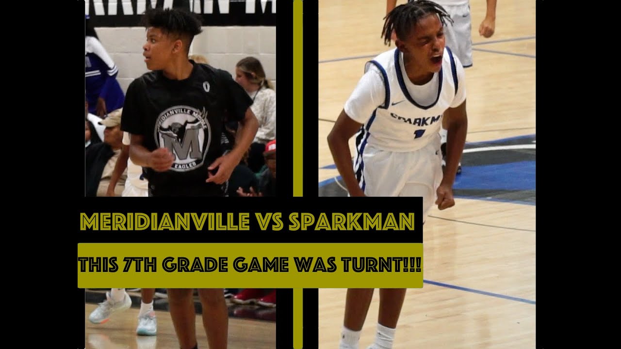 7th Grade Sparkman Boys TURN THE GYM UP a/ Meridianville!!!