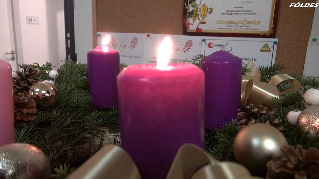 II. Adventi Gyertyagyújtás a Karácsony Sándor Általános Iskola és AMI-ban