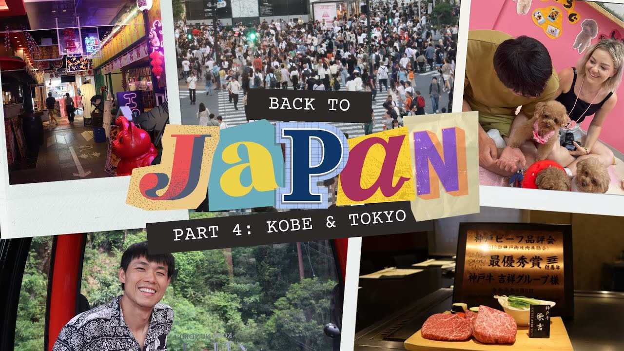 Japan 2023 Part 4 | VLOG | 1 Day Exploring Kobe & Our Last Day in Tokyo: Asakusa, Shibuya & Tsukiji!