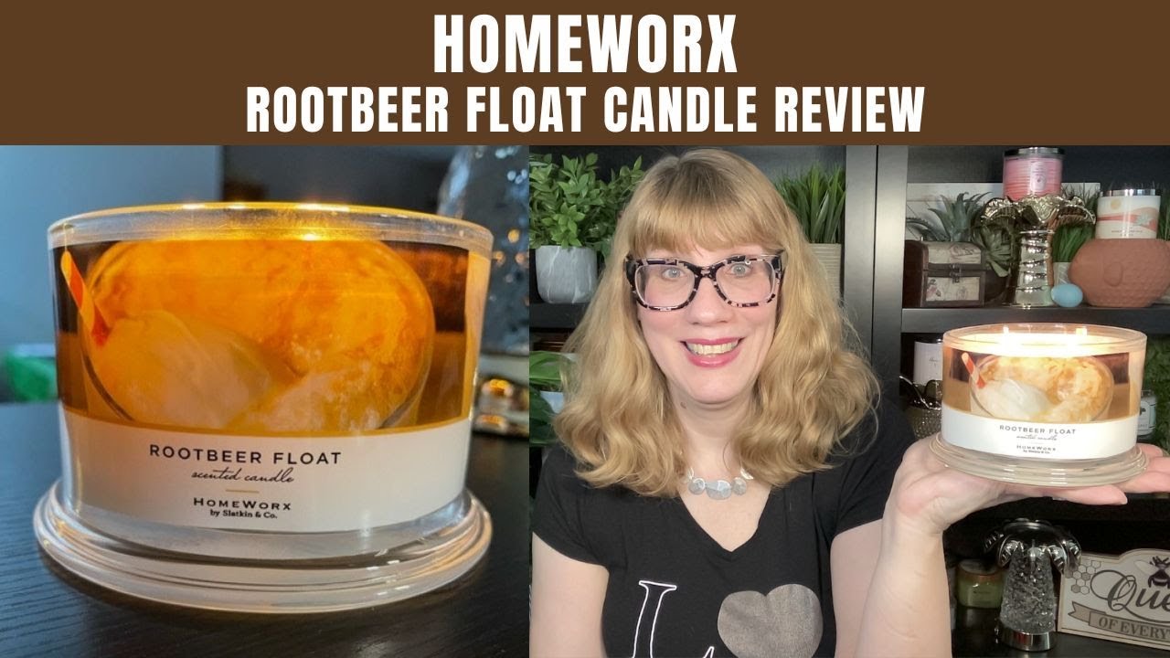 HOMEWORX Rootbeer Float Candle Review