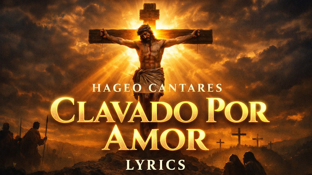 Clavado Por Amor (Lyrics) | Canto Litúrgico | HAGEO CANTARES