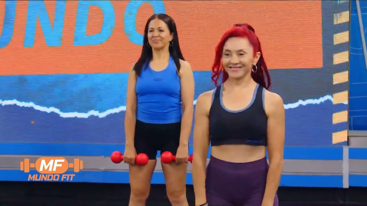 MUNDO FIT ENTRENAMOS Y NOS FORTALECEMOS CON MARIELA RODRIGUEZ