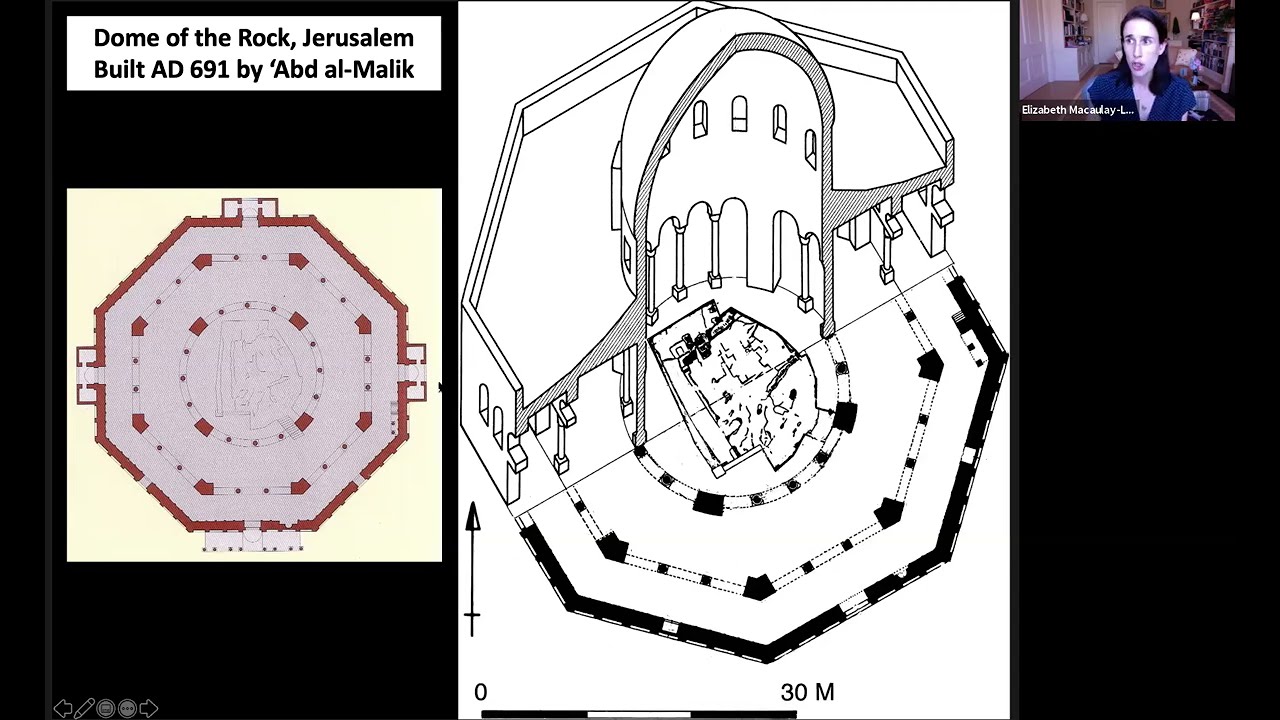 From a live Smarthistory webinar: Dr. Elizabeth Macalauy-Lewis on the Dome of the Rock