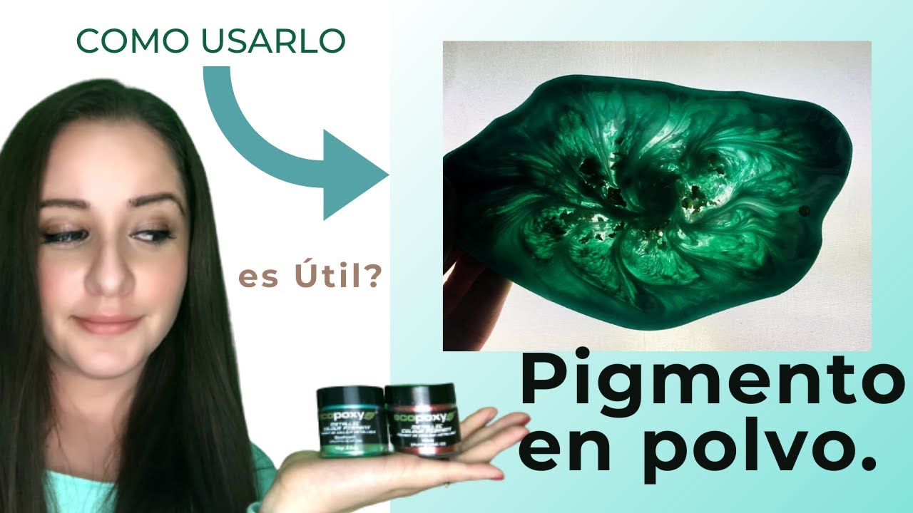 Cómo usar pigmento metálico para resina, TRUCO para efecto sencillo. Posavasos de colores.