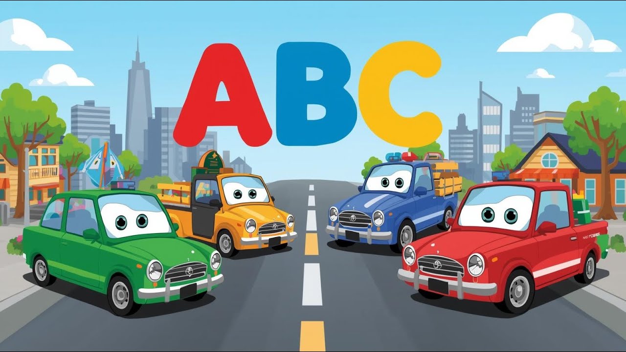 ABC Transport Song 🚗✈️🚢 | Learn Vehicles from A to Z | Fun Alphabet Song for Kids