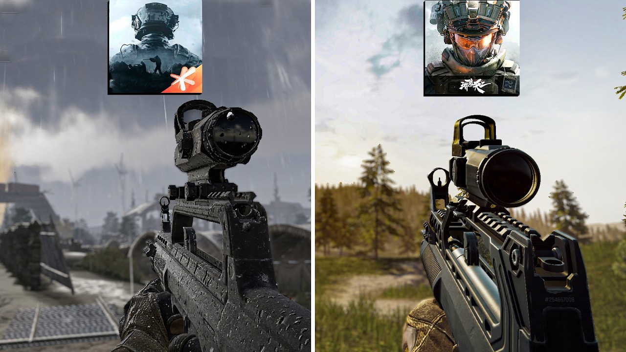 Arena Breakout Chinese vs Delta Force Chinese - Physics and Details Comparison
