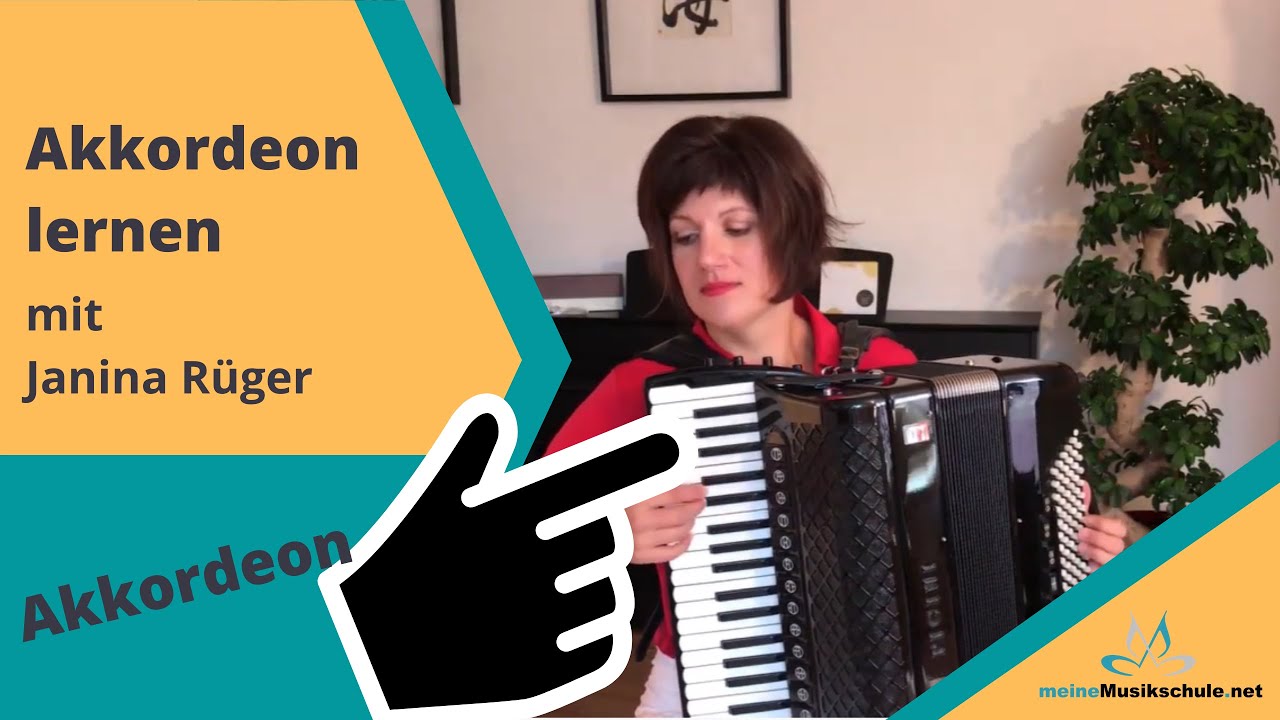Akkordeon lernen mit Janina Rüger und meineMusikschule.net