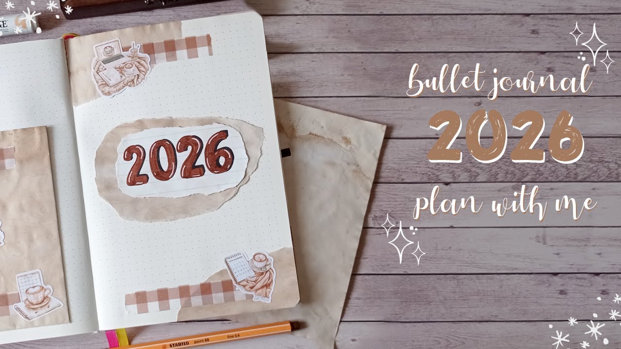 Bullet Journal: 2026 — Планируйте вместе со мной