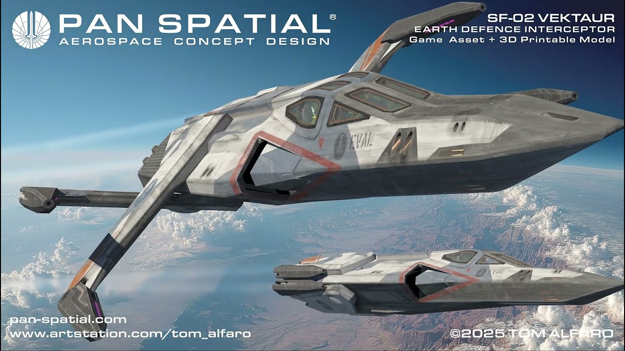 SF-02 VEKTAUR Earth Defense Interceptor Introduction