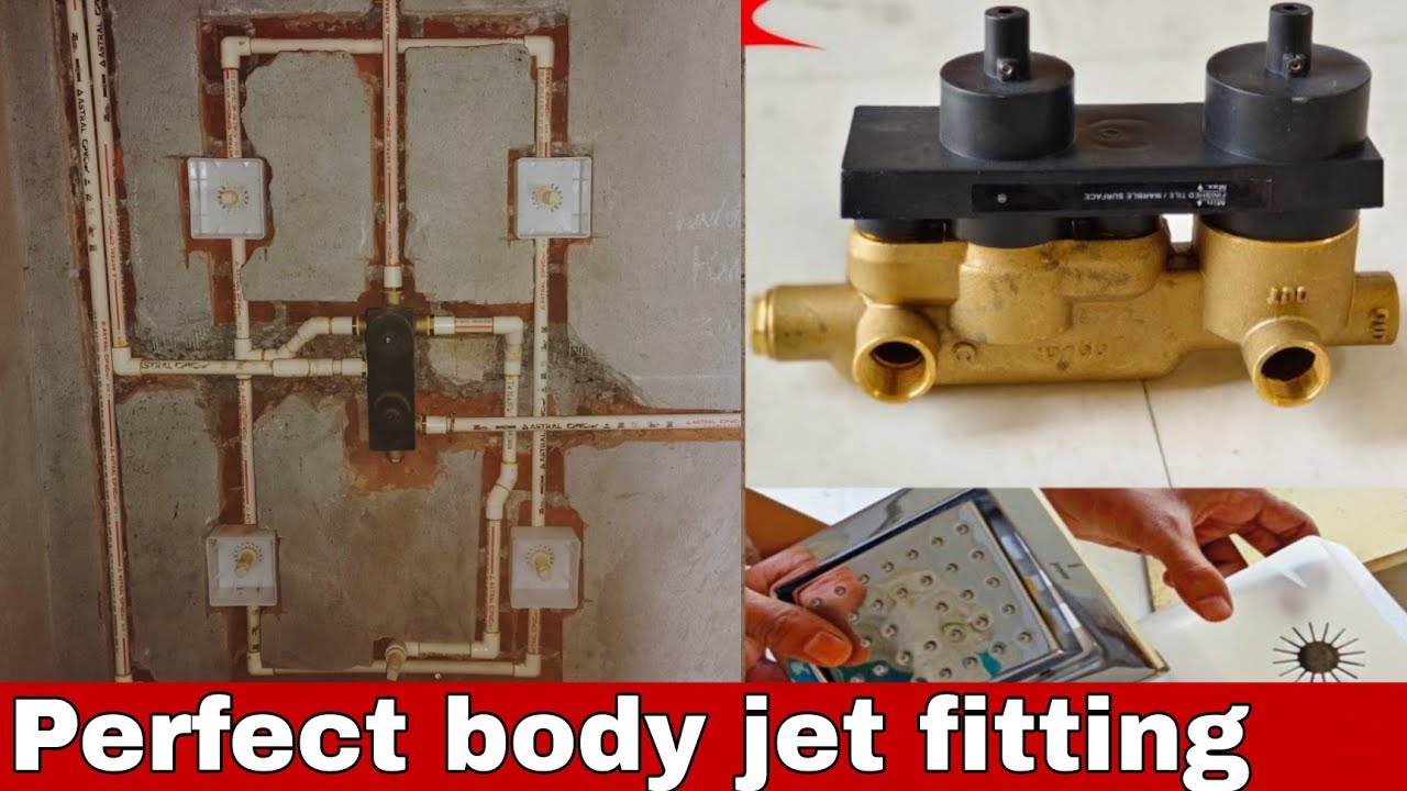 jaquar thermostat diverter & body jet installation