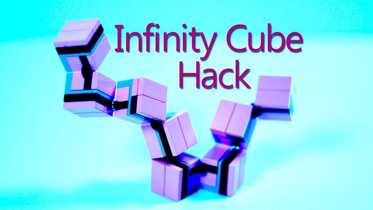 Simple LEGO Infinity Cube Hack - Turn your Infinity Cube into a LEGO Tangle Toy