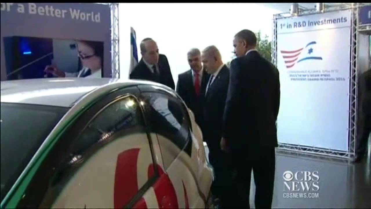 Obama tours technology expo in Israel