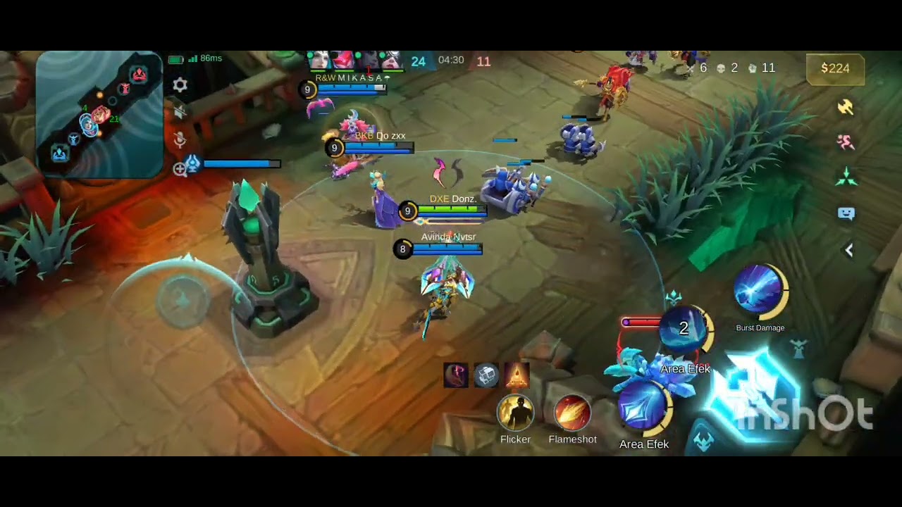 Push Solo Brawl pakai Hero Cowok dari Role Mage Xavier Lightwave Artificer Mobile Legends Bang Bang!