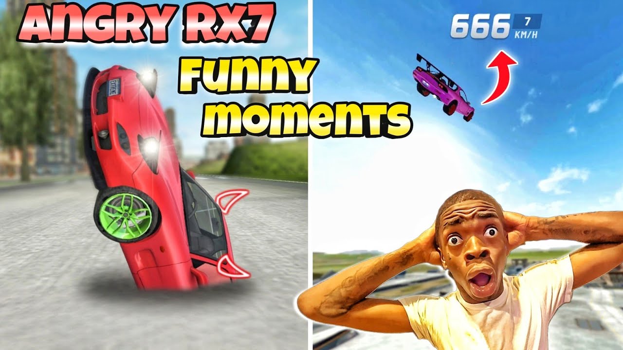 Angry mazda rx7😈|| Funny moments😂|| Extreme car driving simulator🔥||