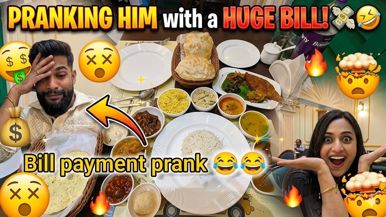 Prank Hogya bill pe😂 | Bill Payment Prank On Girlfriend | Sanjana & Deep | Kolkata | Daily Vlog