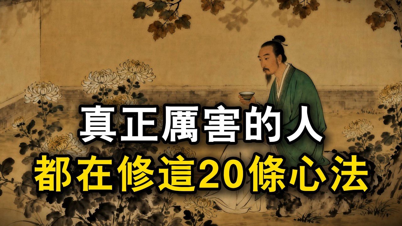 真正厲害的人都在修這20條心法#观人识人 #识人术 #强者思維 #認知 #自我提升 #認知覺醒 #爲人處世