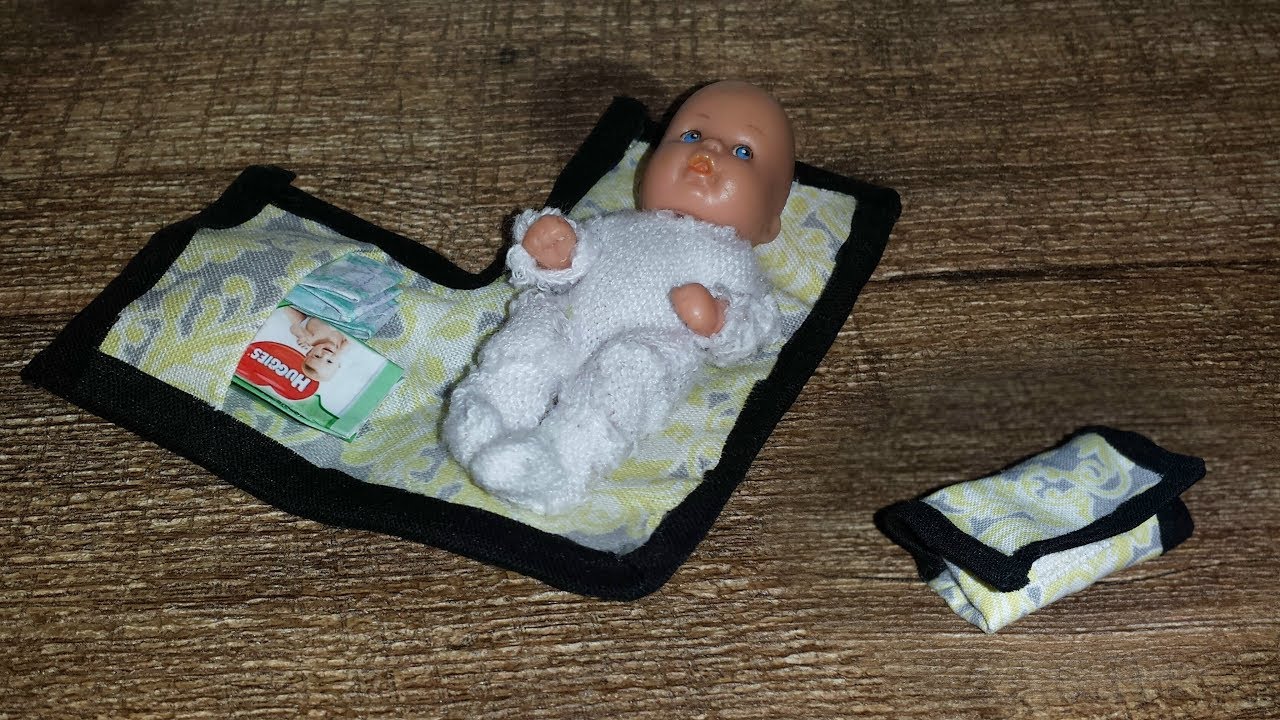 How to make a Doll Baby Portable Changing Mat