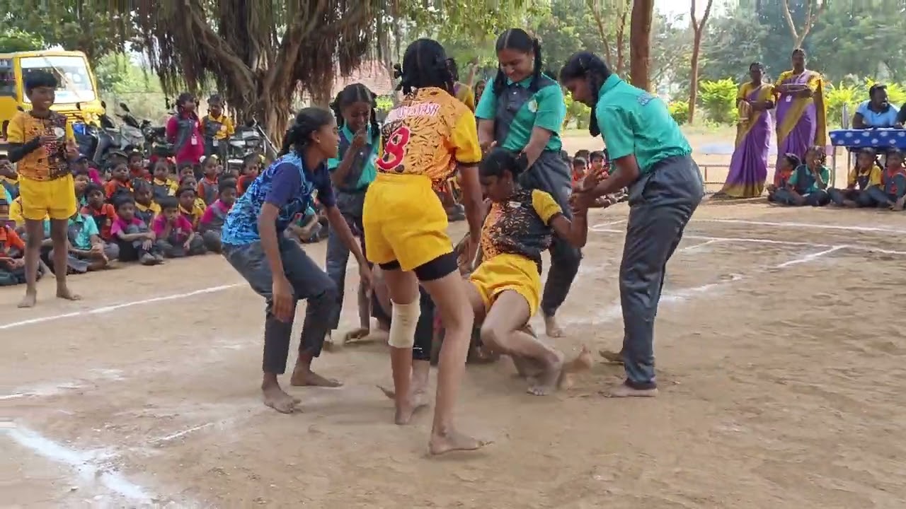 Sree Thulasivikkas Matriculation School Students Girls Kabaddi Match| Final Match|Sports Day 2025