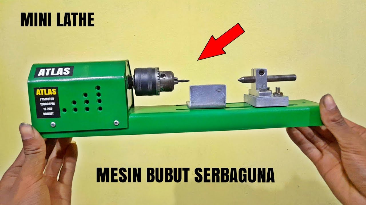 How to make mini lathe at home - DIY