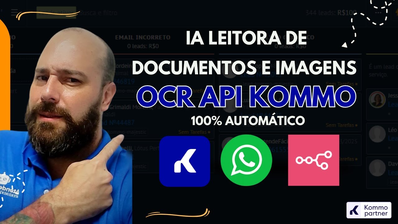 IA Leitora de Documentos e Imagens - OCR API KOMMO