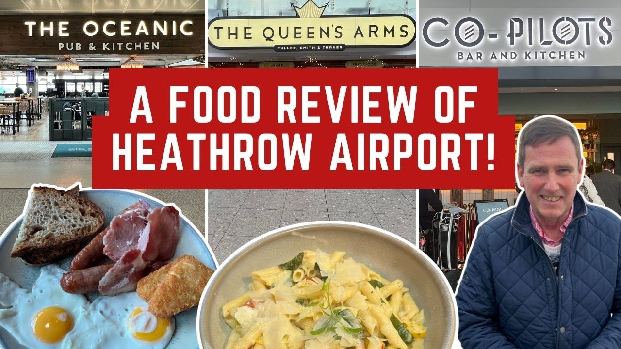 A Full Day Food Review of LONDON HEATHROW AIRPORT!
