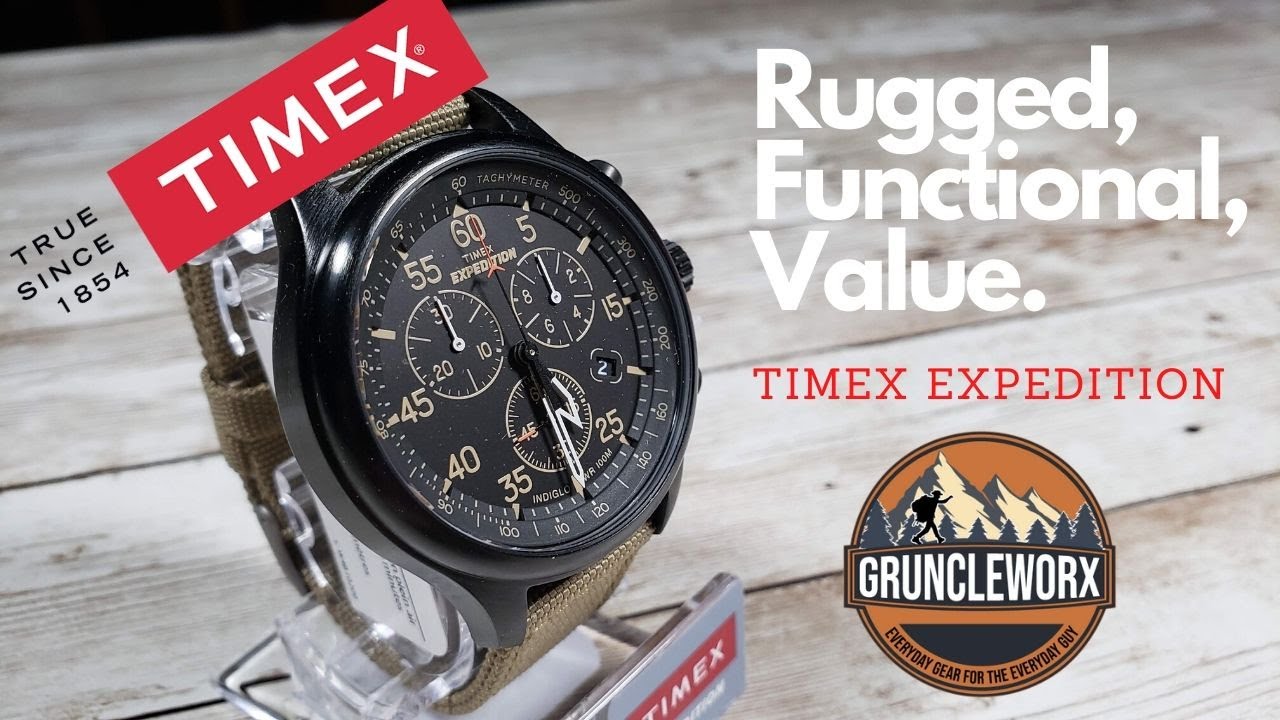 Timex Expedition Chronograph watch - Indiglo