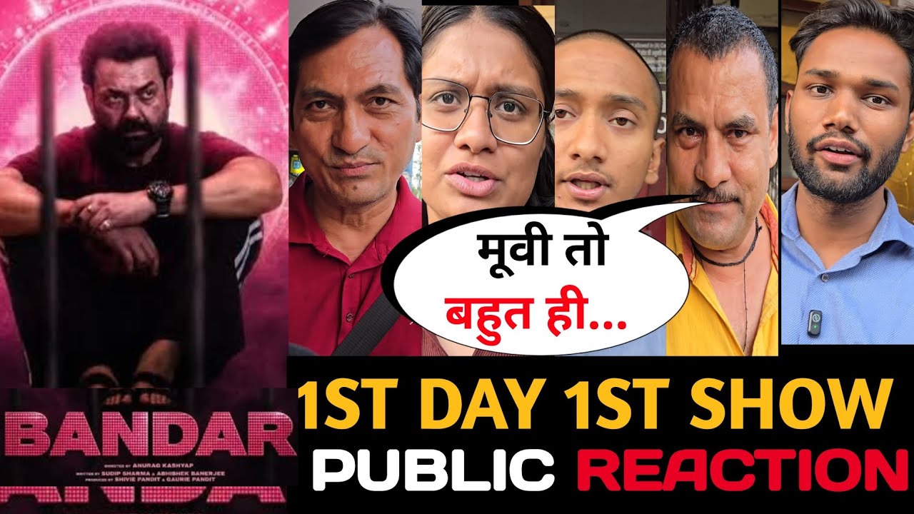 Bandar Movie First Day First Show Public Review || bandar public reaction #bobydeol #anuragkashyap 