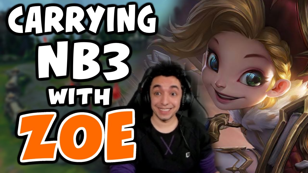 Helping Nightblue3 climb by carrying him with Zoe | Challenger Zoe | 10.19 - League of Legends