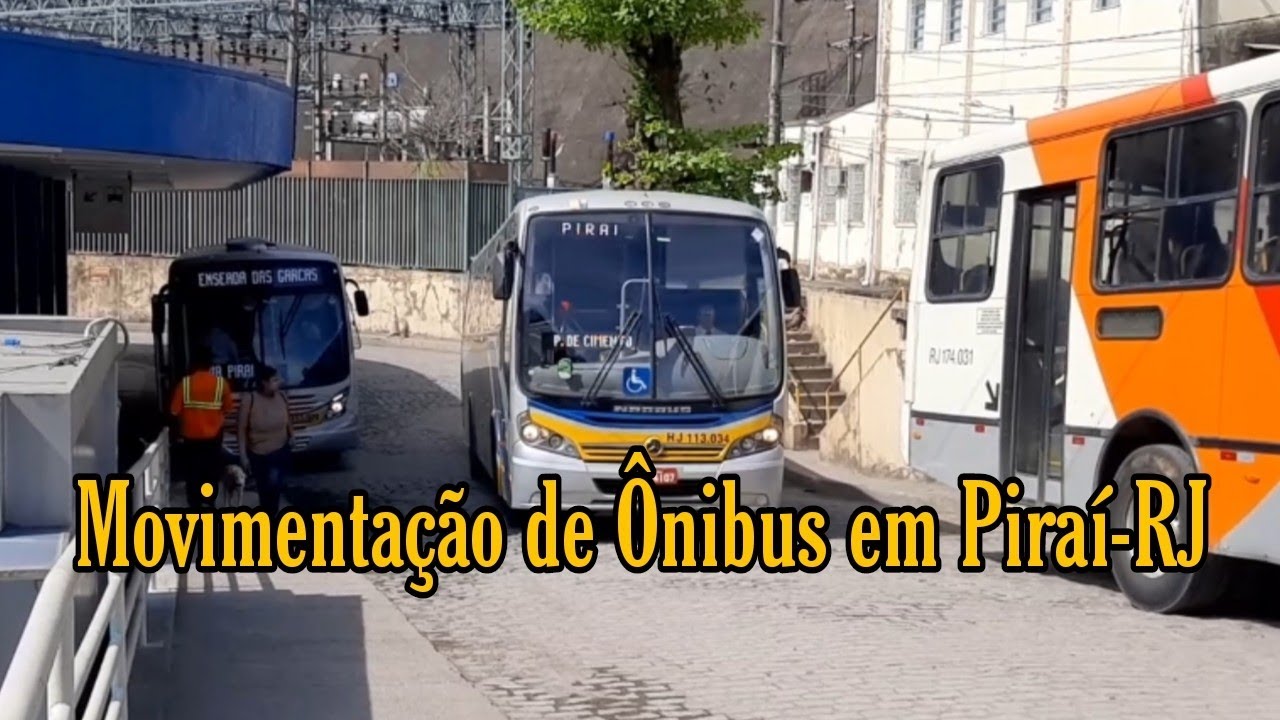 ✅Movimentação de Ônibus em Piraí-RJ
