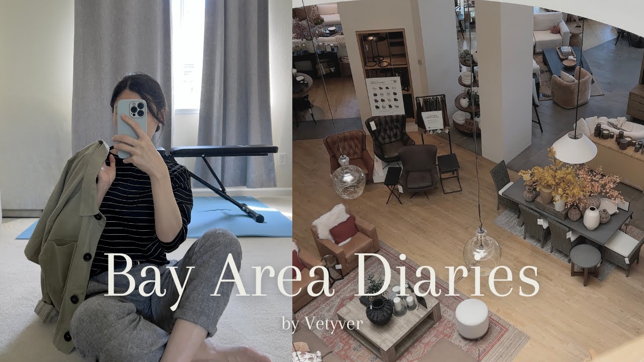 BAY Vlog 🐚 Asian Cake & Tea Combo | Coffee Break at Menlo Park | Ordinary Weekend in Bay