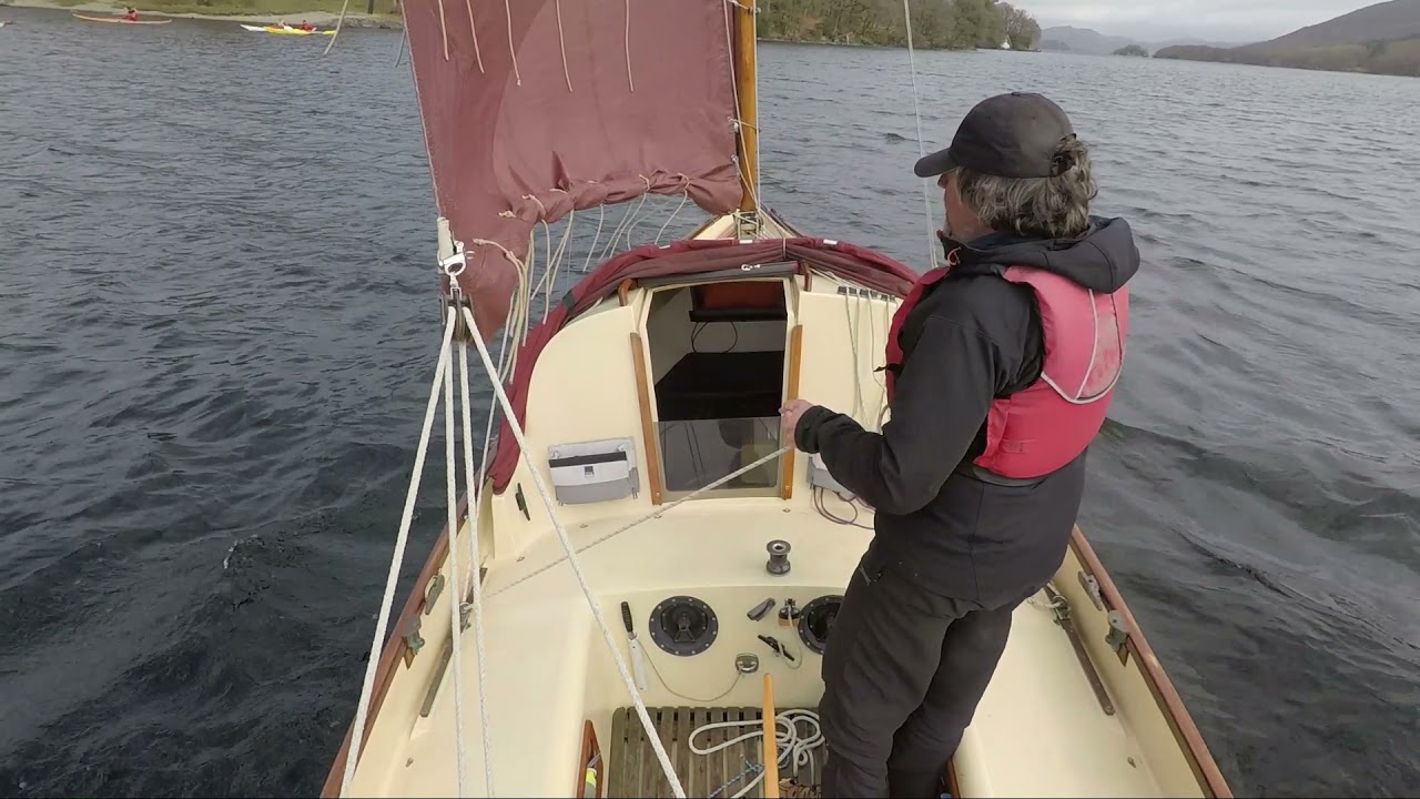 Sailing on Coniston April 2021