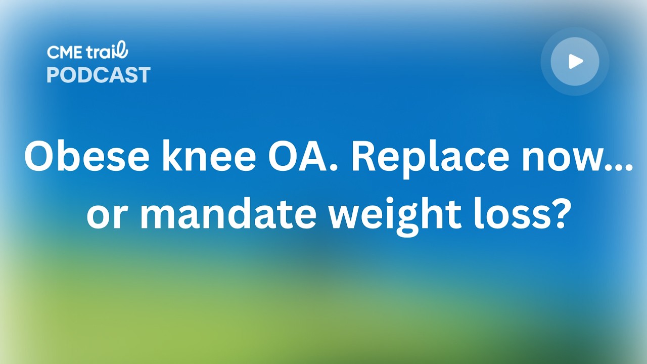 Should elective knee replacement be delayed for 5% weight loss in obese knee osteoarthritis?