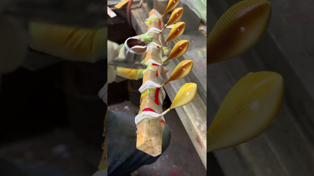 Painting crankbaits