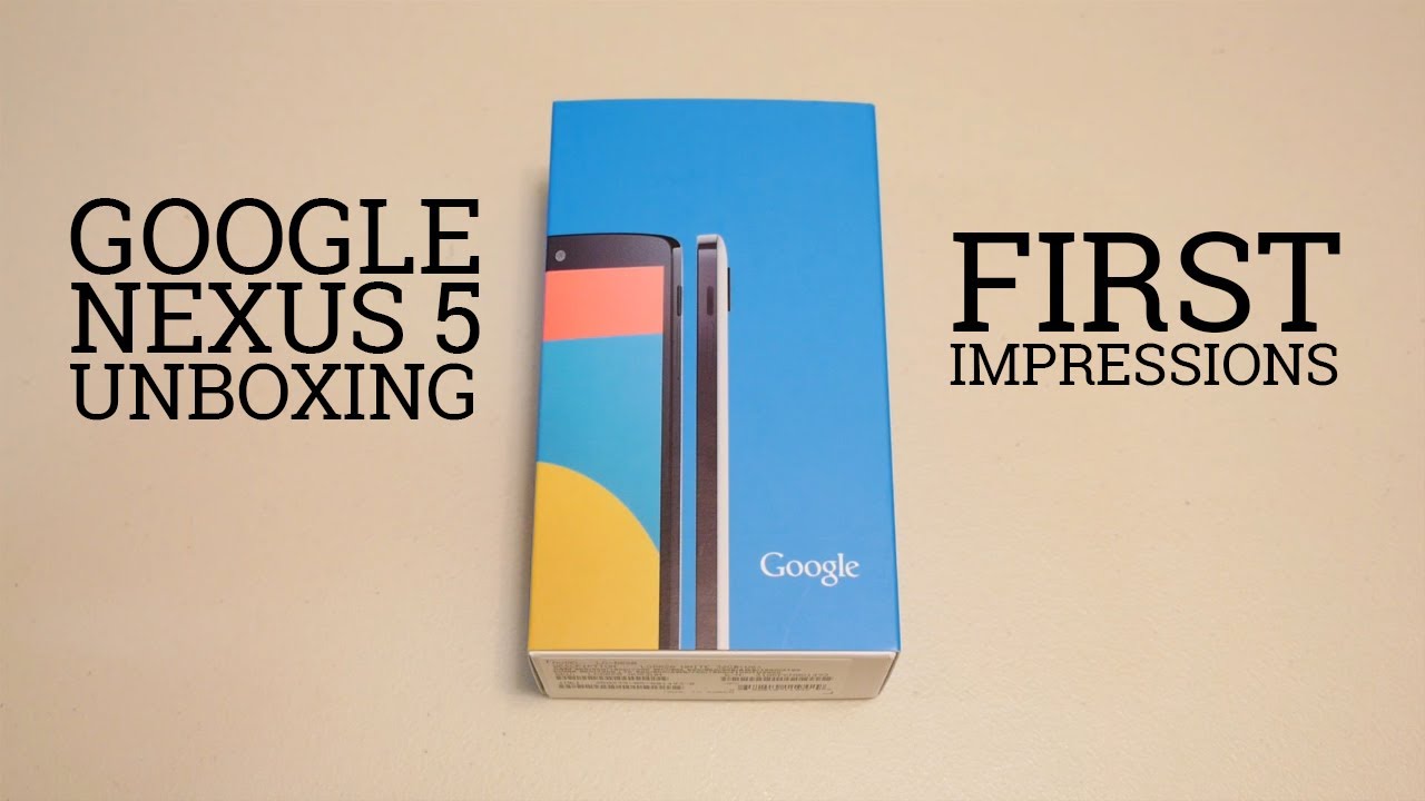 Nexus 5 Unboxing and First Impressions