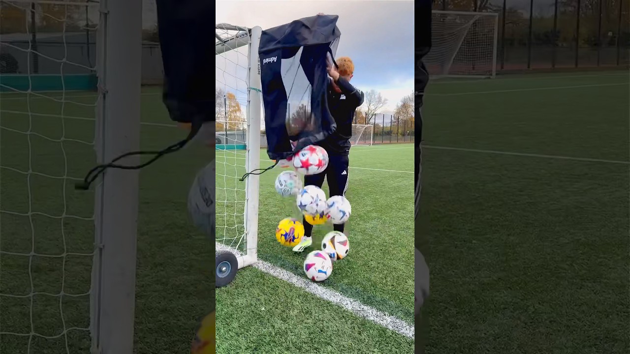 ASMR Football Practice 🔈 #asmr #asmrsounds #football #soccer #satisfying